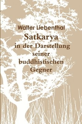 Satkarya in der Darstellung seiner buddhistischen Gegner 1