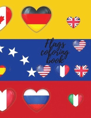 bokomslag Flags coloring book