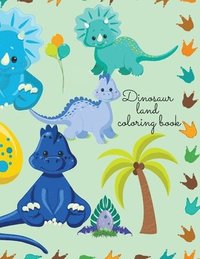 bokomslag Dinosaur land coloring book
