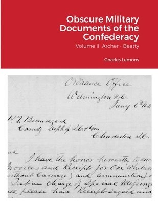 bokomslag Obscure Military Documents of the Confederacy