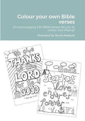 bokomslag Colour your own Bible verses