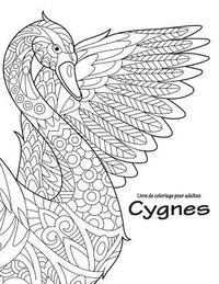 bokomslag Livre de coloriage pour adultes Cygnes 1