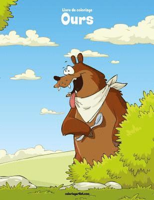 bokomslag Livre de coloriage Ours 4