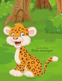 bokomslag Livre de coloriage Chats sauvages 1 & 2