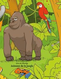 bokomslag Livre de coloriage Animaux de la jungle 1