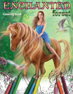 bokomslag Enchanted Forest. Coloring book