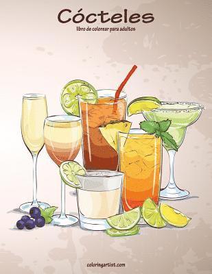 bokomslag Cocteles libro de colorear para adultos 1