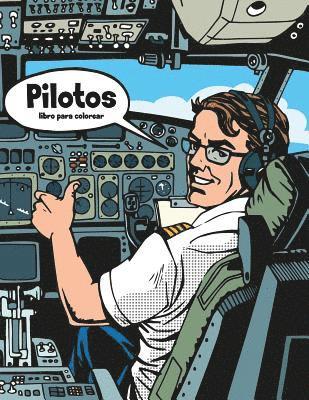 bokomslag Pilotos libro para colorear 1