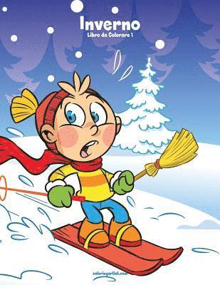 bokomslag Inverno Libro da Colorare 1
