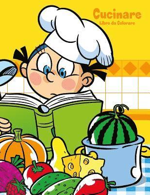 bokomslag Cucinare Libro da Colorare 1