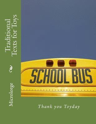 Traditional Texts for Toys: Thank you Toyday 1