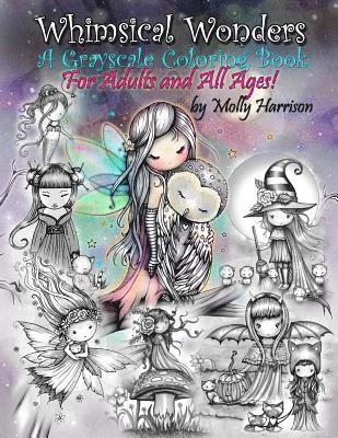 Whimsical Wonders - A Grayscale Coloring Book for Adults and All Ages! 1