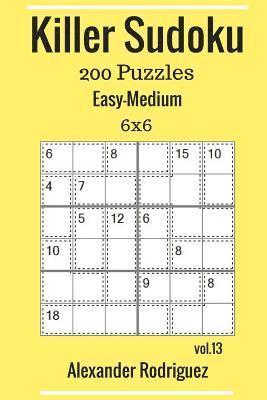 Killer Sudoku Puzzles - 200 Easy to Medium 6x6 vol. 13 1