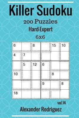 Killer Sudoku Puzzles - 200 Hard to Expert 6x6 vol. 14 1