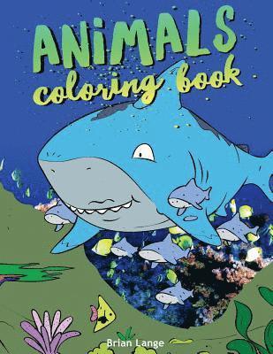 Animals coloring book: Animal coloring book for kids (age 3-8) 1