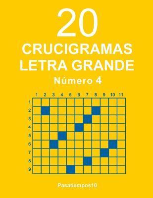 20 Crucigramas Letra Grande - N. 4 1