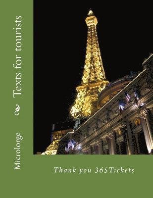 Texts for tourists: Thank you 365Tickets 1