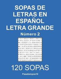 bokomslag Sopas de letras en español Letra Grande - N. 2