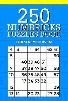 bokomslag 250 Numbricks Puzzle Book: Easiest Numbricks 8x8