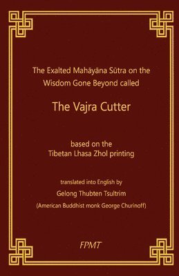 bokomslag Vajra Cutter Sutra English