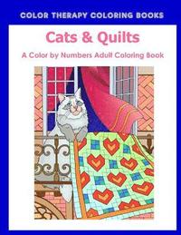 bokomslag Cat & Quilts Color by Numbers Adult Coloring Book