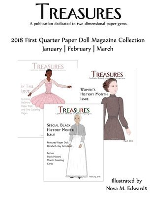 Treasures 2018 1st Qtr Paper Doll Magazine Collection: January-February-March 1