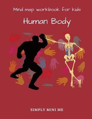 bokomslag Mind map workbook for kids - Human Body