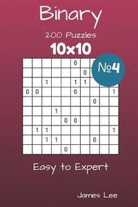 bokomslag Binary Puzzles - 200 Easy to Expert 10x10 vol. 4