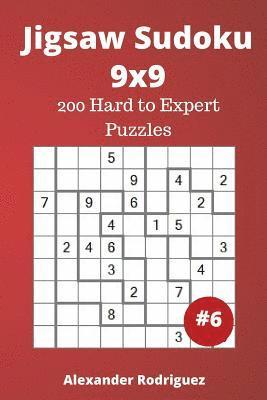 bokomslag Jigsaw Sudoku Puzzles - 200 Hard to Expert vol. 6