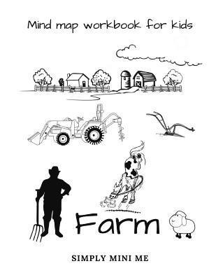 bokomslag Mind map workbook for kids - Farm