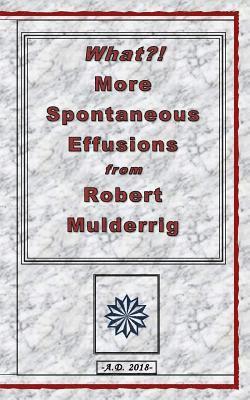 What?! More Spontaneous Effusions from Robert Mulderrig. 1