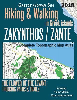 Zakynthos / Zante Complete Topographic Map Atlas 1 1