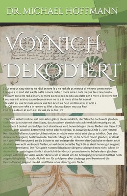 bokomslag Voynich dekodiert