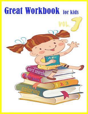 Great Workbook for kids Word Search Maze game Coloring: Great workbook for kids 4-8 / Word search puzzles/ maze puzzles and coloring Combine Game, for