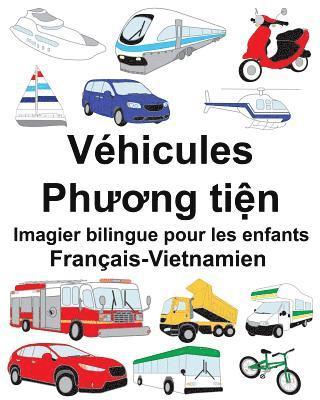 Français-Vietnamien Véhicules Imagier bilingue pour les enfants 1