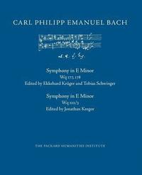 bokomslag Symphony in E Minor, Wq 177-178