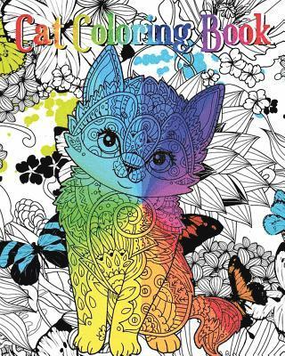 Cat Coloring Book: An Adult Coloring Book with Fun, Easy and Relaxing Coloring Pages (Coloring Books for Cat Lover) 1