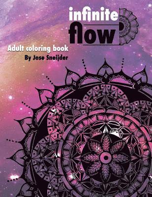 Infinite Flow: Abstract Adult Coloring Book 1