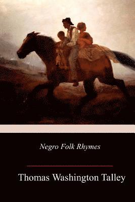 bokomslag Negro Folk Rhymes