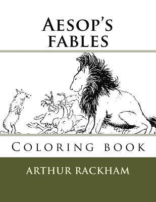 bokomslag Aesop's fables: Coloring book