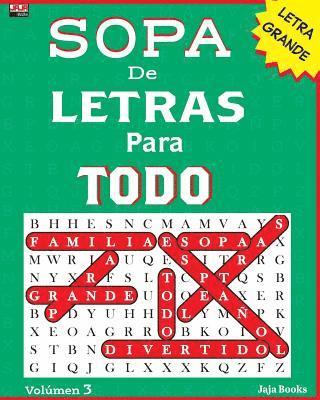 SOPA De LETRAS Para TODO 1