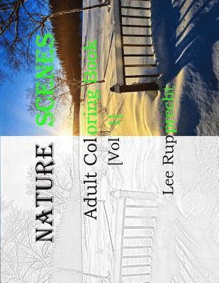 Nature Scene: Adult Coloring Book 1