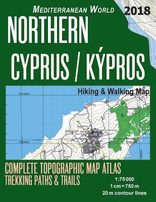 Northern Cyprus / Kypros Hiking & Walking Map 1 1