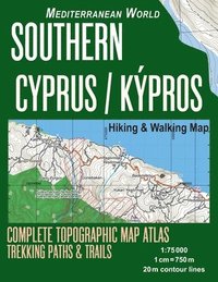 bokomslag Southern Cyprus / Kypros Hiking & Walking Map 1
