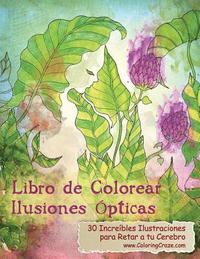bokomslag Libro de Colorear Ilusiones Opticas