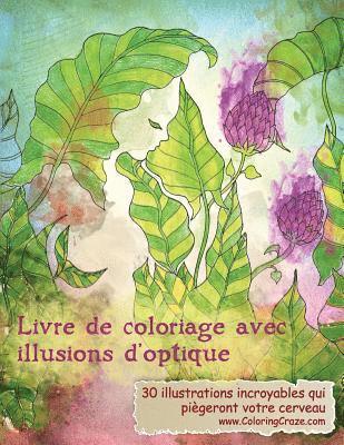 bokomslag Livre de coloriage avec illusions d'optique