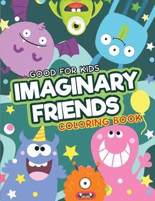 Mew Folders - Imaginary Friends Coloring Book: Children Activity Books for Kids Ages 2-4, 3-6, 49 Friends to color, Häftad