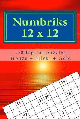 bokomslag Numbriks 12 X 12 - 250 Logical Puzzles - Bronze + Silver + Gold: Easy