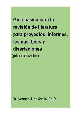 bokomslag Guia basica para la revision de literatura (primera revision)