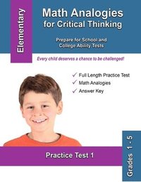 bokomslag Math Analogies for Critical Thinking: Prepare for School and College Ability Tests